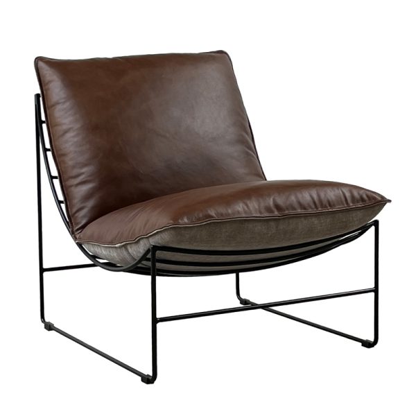 Leonardo Leather Lounge Chair - Image 2