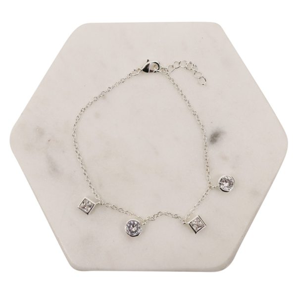 Brass & CZ Bracelet