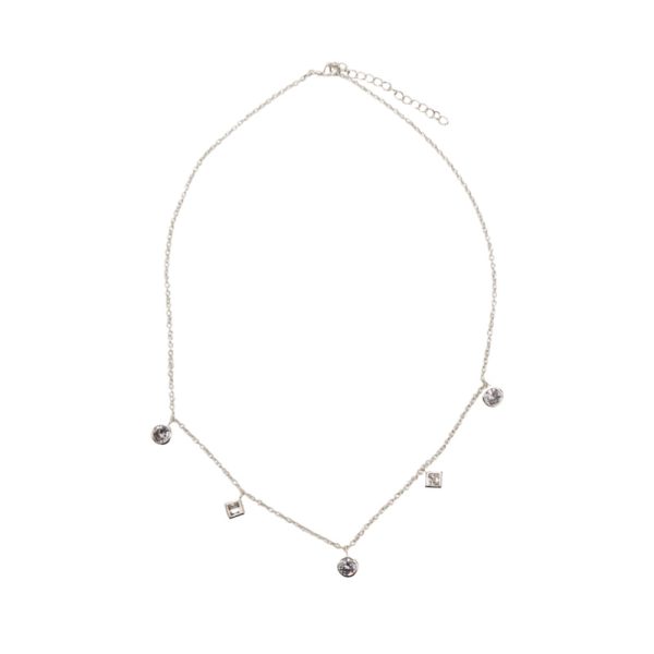 Brass & CZ Necklace